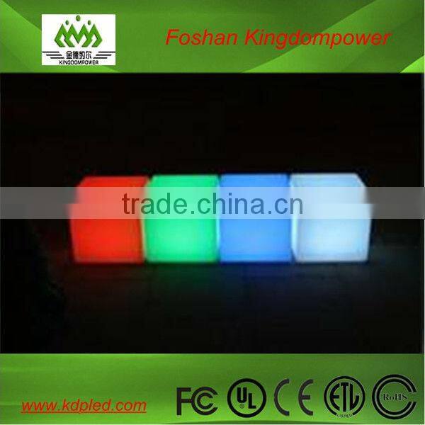 2013 hot sale wireless flash LED cube chair
