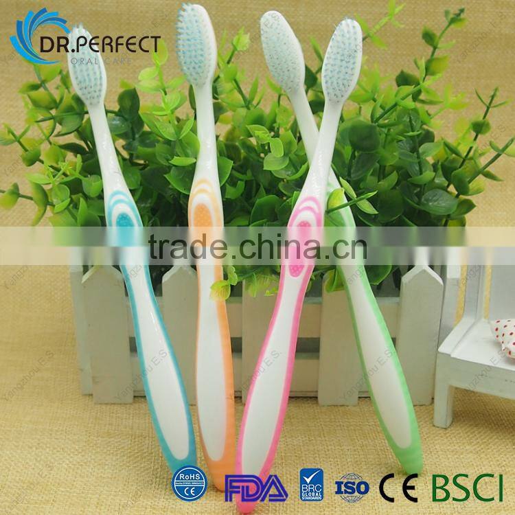 Super Soft Bristle Toothbrush For Adult Rubber Handle Easy Grip