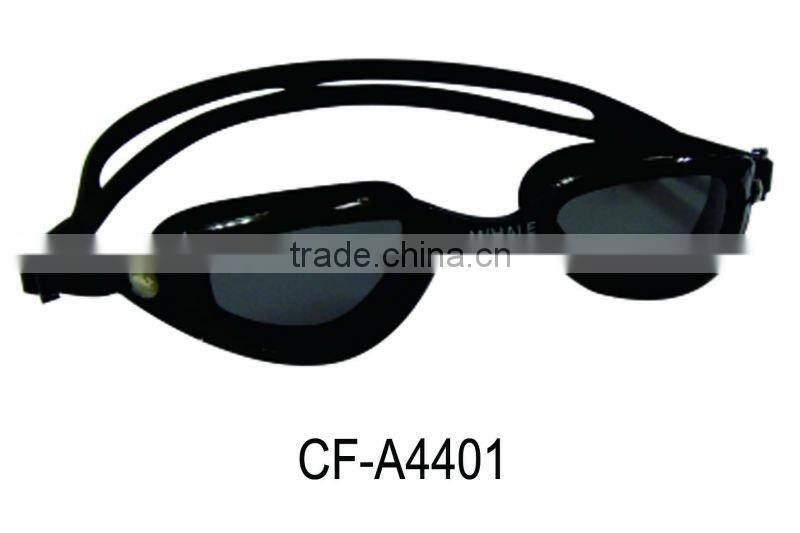 CP lens silicone swimming goggle with CE certifacate