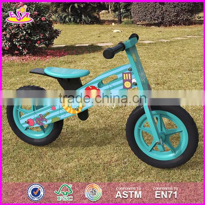 2017 New design original work children wooden balance bikes for boys W16C178