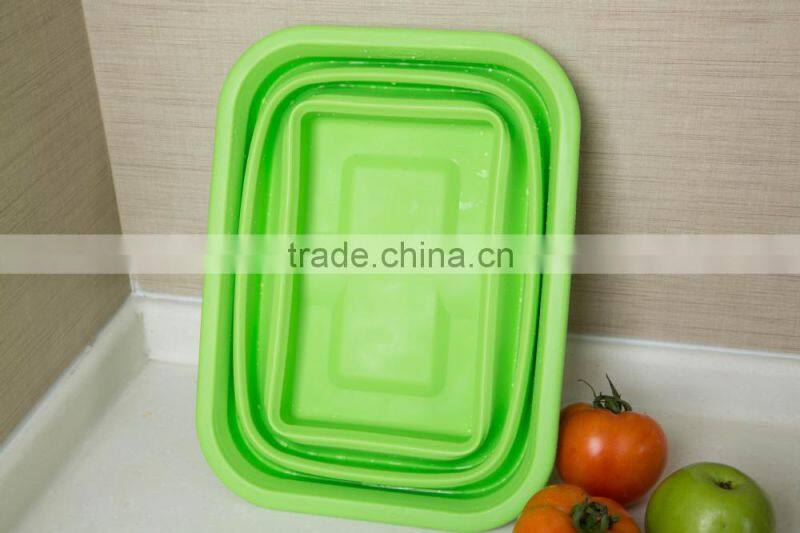 Folded Washing Vegetables Basket Wash Fruit Pots Novelty Dinnerware Bowls