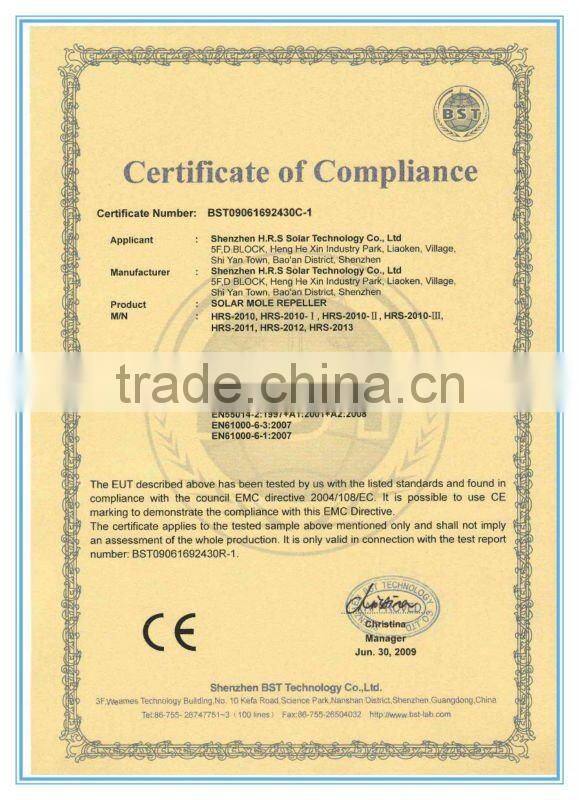 ultrasonic solar powered rat repeller