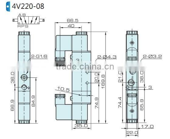 4V200 delphi control valve with high quality
