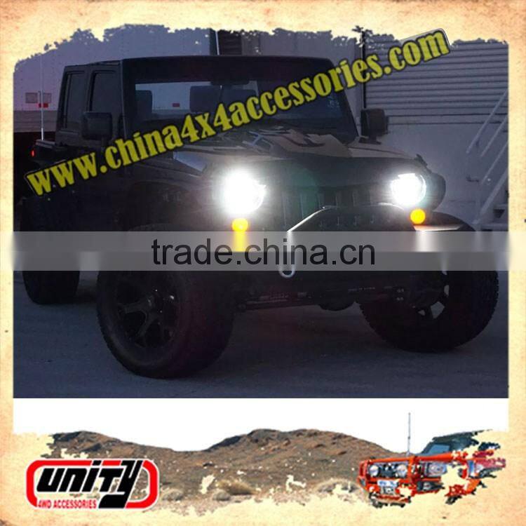 Top Quanlity Wrangler JK Headlights Accessories 7 Color Options HID & LED Headlights 5W-50W Floodlights / Spotlight
