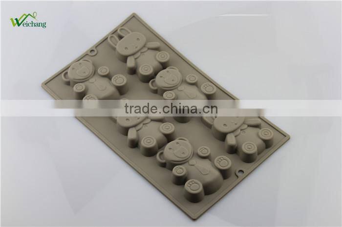 WCJB047 Silicone Cake Mold Chocolate Candy Cake Pan of Bakeware Color Randomly Non-stick Bake ware Tools