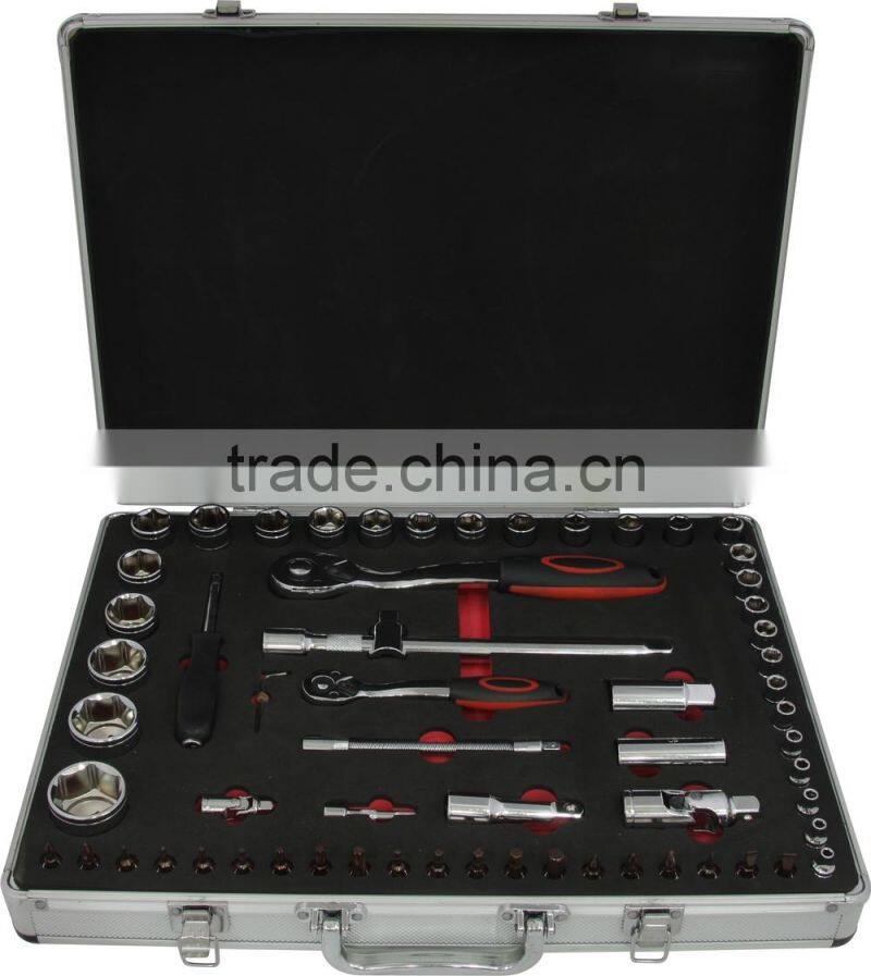 Professional 66 pieces 1/4''&1/2''Dr.Socket Wrench Set