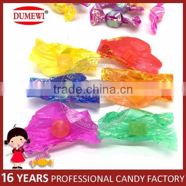 Colorful Sweet Hard Candy Fruit Flavor Bulk Candy