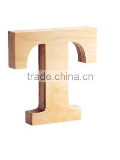 2016 hot sales wooden standing letters