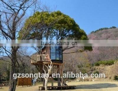 2016 popular wooden tree house/ artificial biggest banyan tree decoration