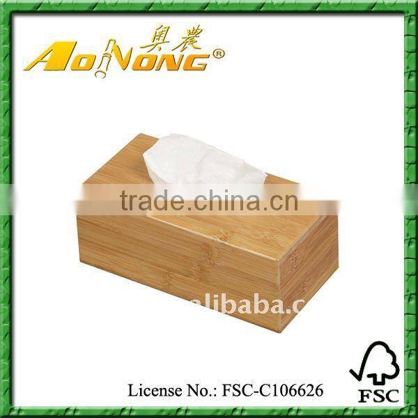 Bamboo Tissue Holder, Napkin Counter Rack, Napkin Holder Unit