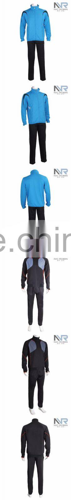 top design plain training wear Set tracksuit team sports jackets