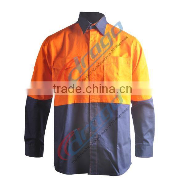 UPF 50+ Cotton Drill UV Protection long sleeve Shirts