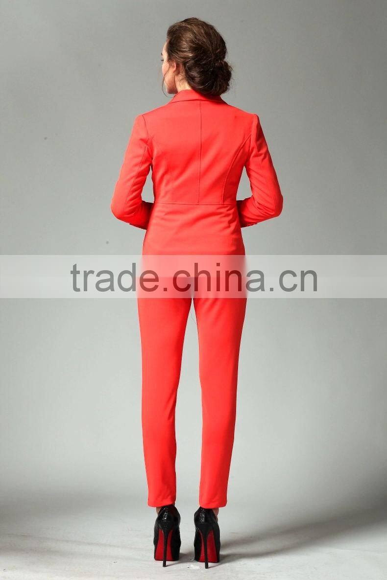 2014 Fashion Suit Jacket,Tall Waist Trousers,Ladies Leisure Suit