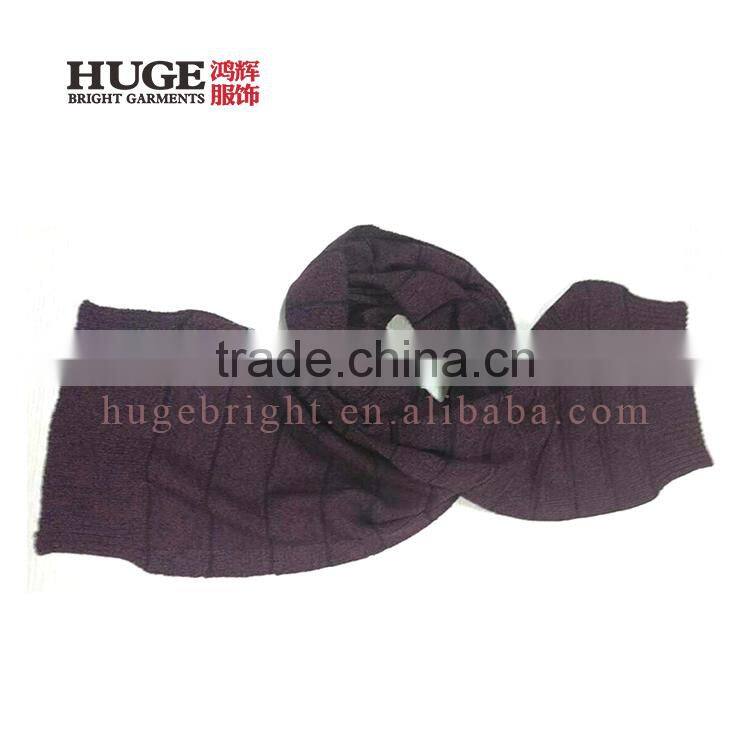 Superior Fabric New Fashion 100% Merino Wool Thick Knit Scarf