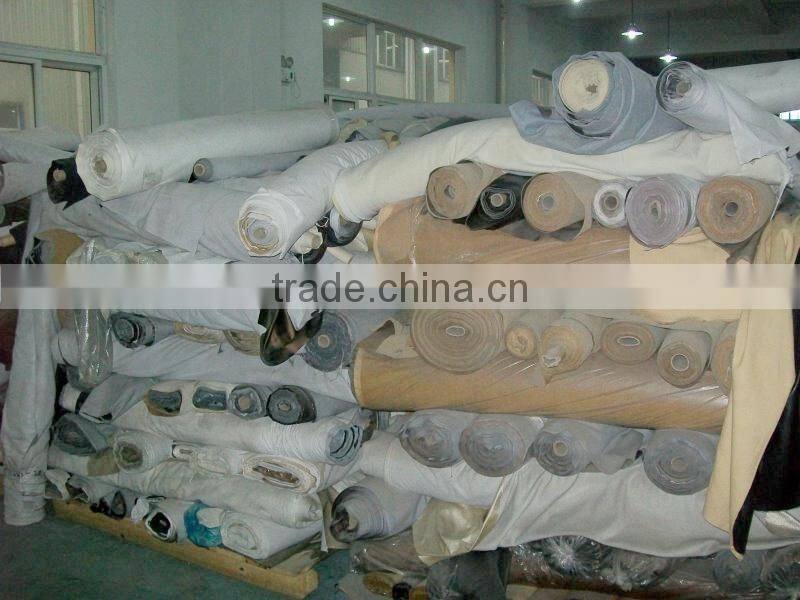 Embossed Knitted Wide Use Of Stocklot Semi Pu Leather