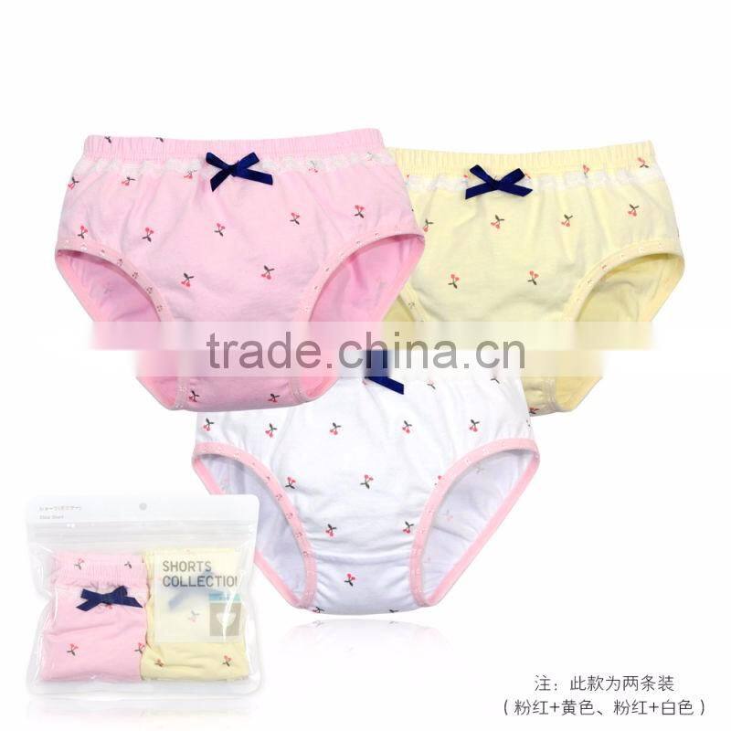 Girl's brief children underwear kid panties baby girls underwear