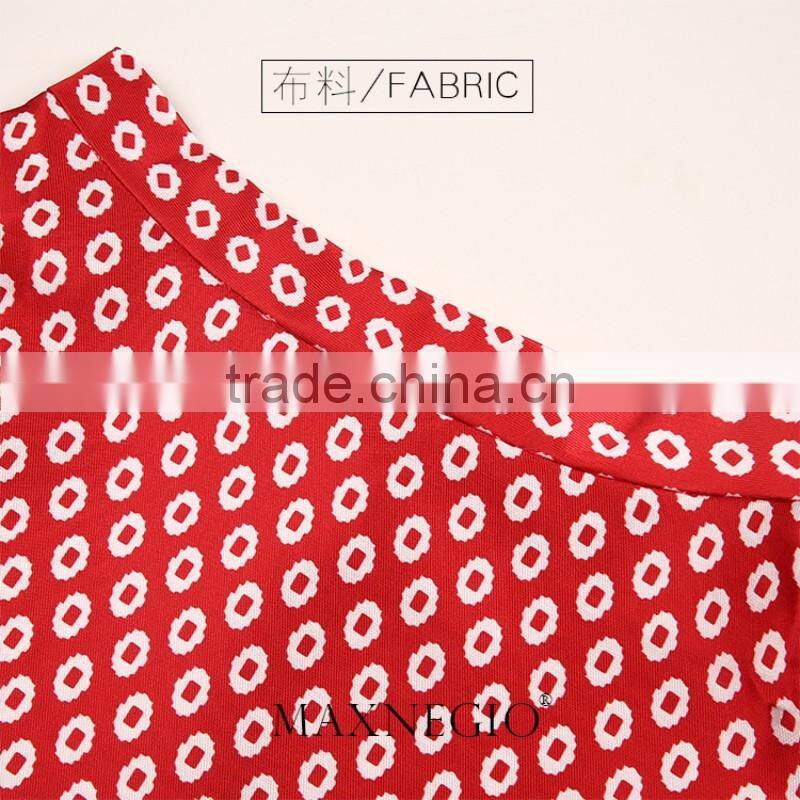 Nice design high quality latest fashion elegant clothes manufacturer guangzhou women smart casual dress 2016