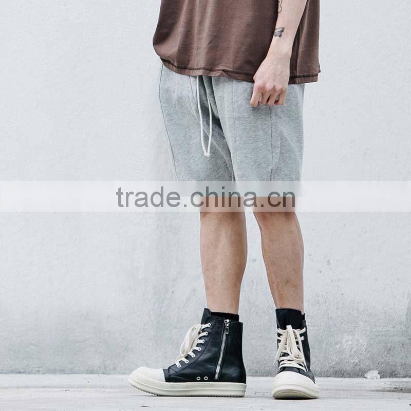 2016 Hot Sale Men's Summer hip hop Shorts Casual Outdoors Joggers Elastic Waist Trousers Sweatpants Shorts pure cotton