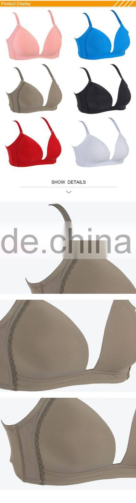 HSZ-58065 Hot Selling Beautiful Women Plus Size Bra Design China Sexy Bras