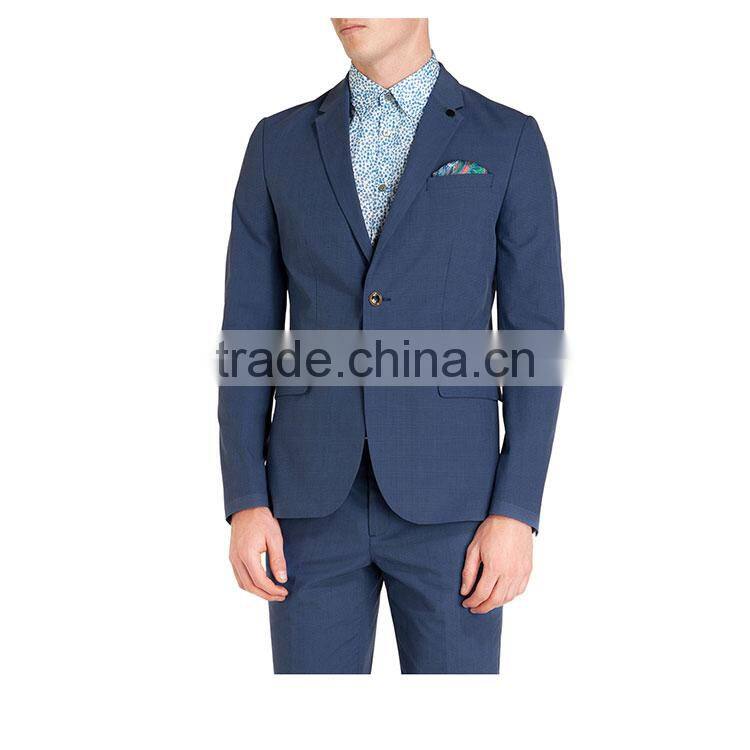 Wholesale Spring Summer Half Lined Polyester Viscose Jacket Blazer Best Brands Men'S Fashion Suit Design
