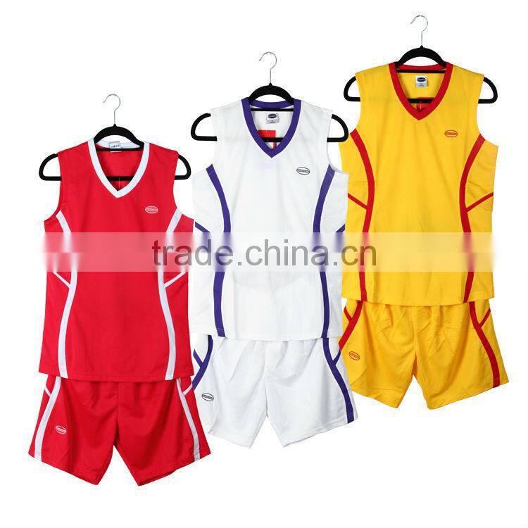 Suntex 100% Polyester Custom Basketball Uniforms Dry Fit Basketball Wear