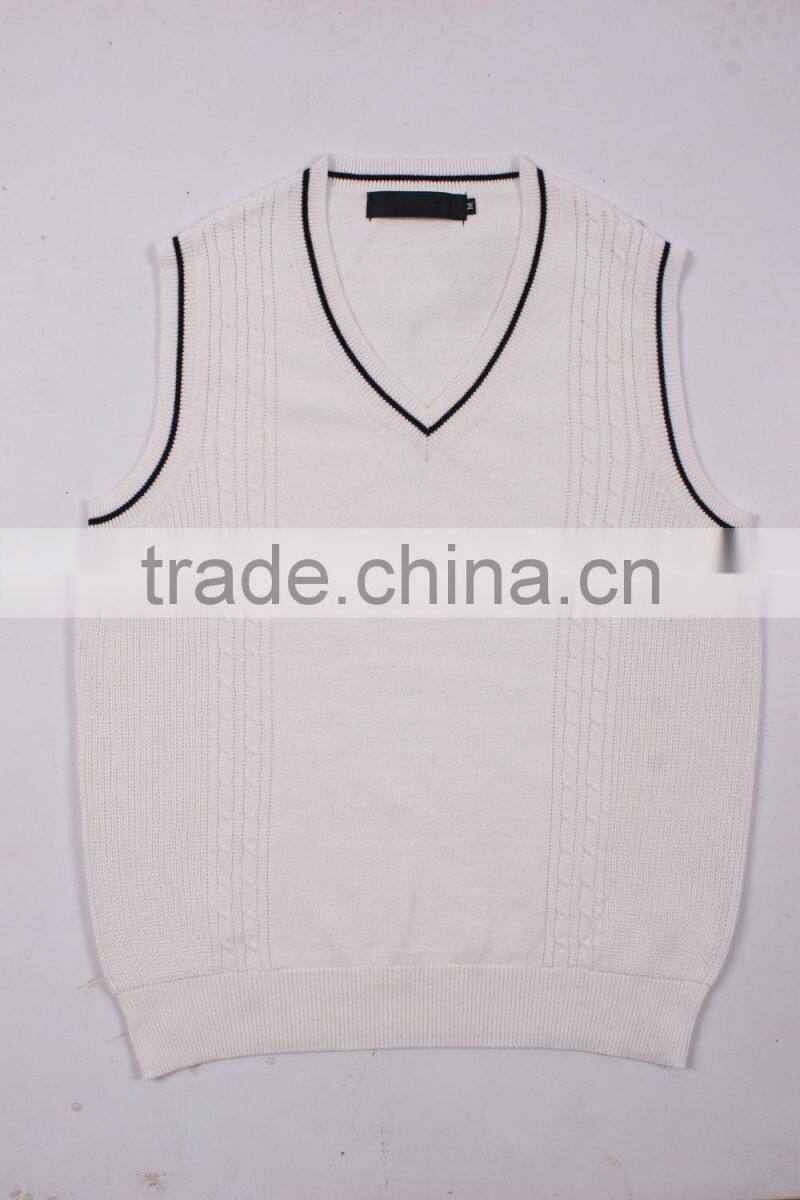 Mens V-neck Latest Design Sweater Wholesale