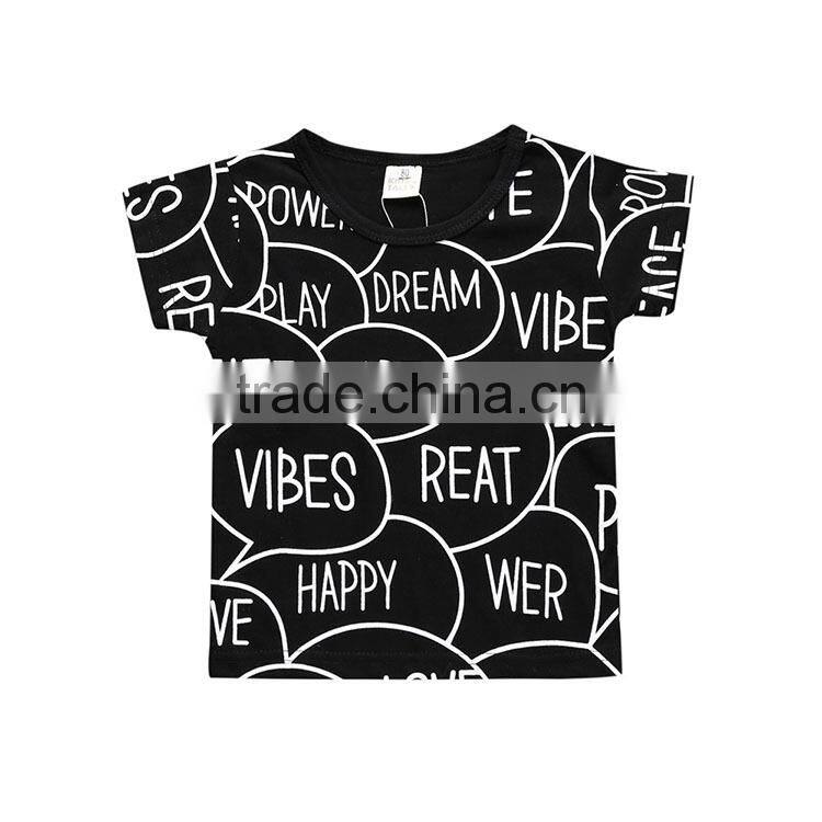 S17504A 2017 Boys' Children Summer Tops T-Shirt Cotton T-Shirts