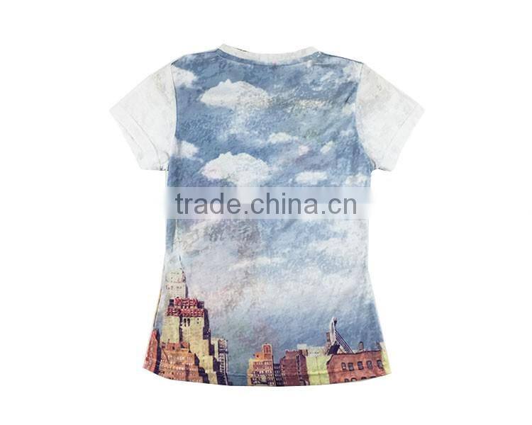 2016 kids clothes girl dress t-shirt wear manufacturers