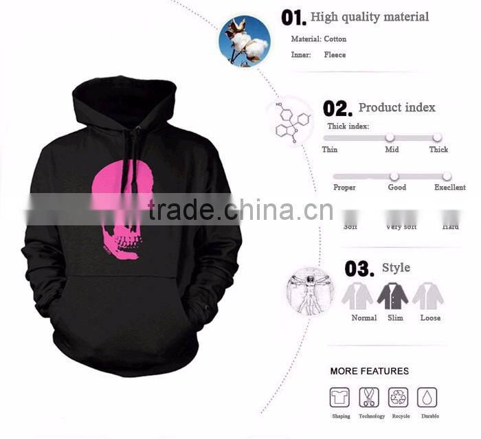 2016 new style print logo tag hoody wholesale custom hoodies men hoody