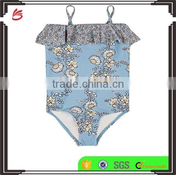 Lovely children custom little girls One-Piece Swimsuit cute young girl modeling bikini kids swimwear