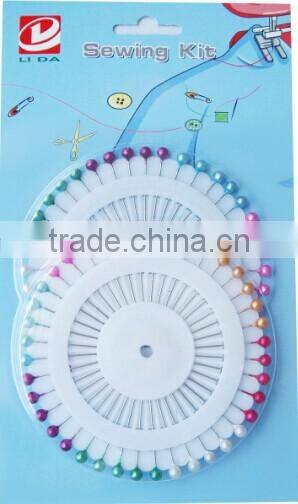 multicolor glass head pin for decoration