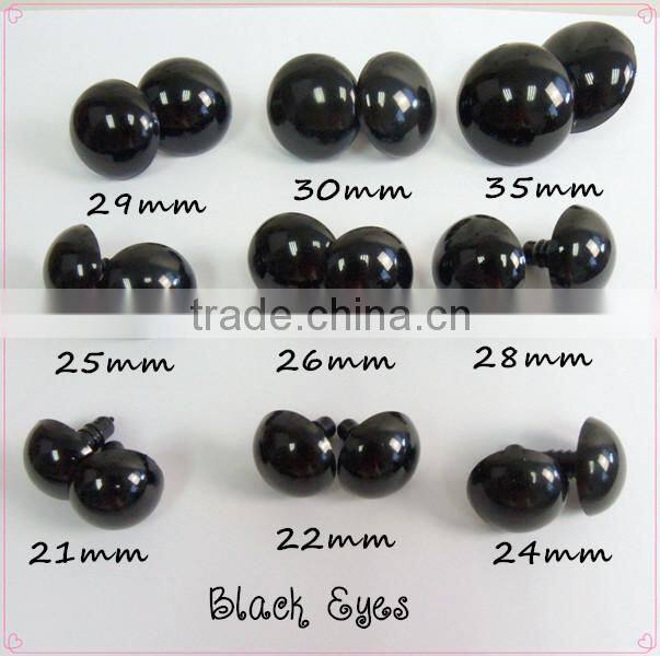 5mm Black Craft Doll Eyes Safety Eyes For Stuffed Toy Making