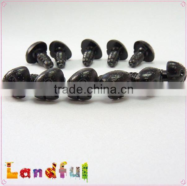 Triangle Textured Black Stuffed Animal Nose Bears Nose Puppet Nose