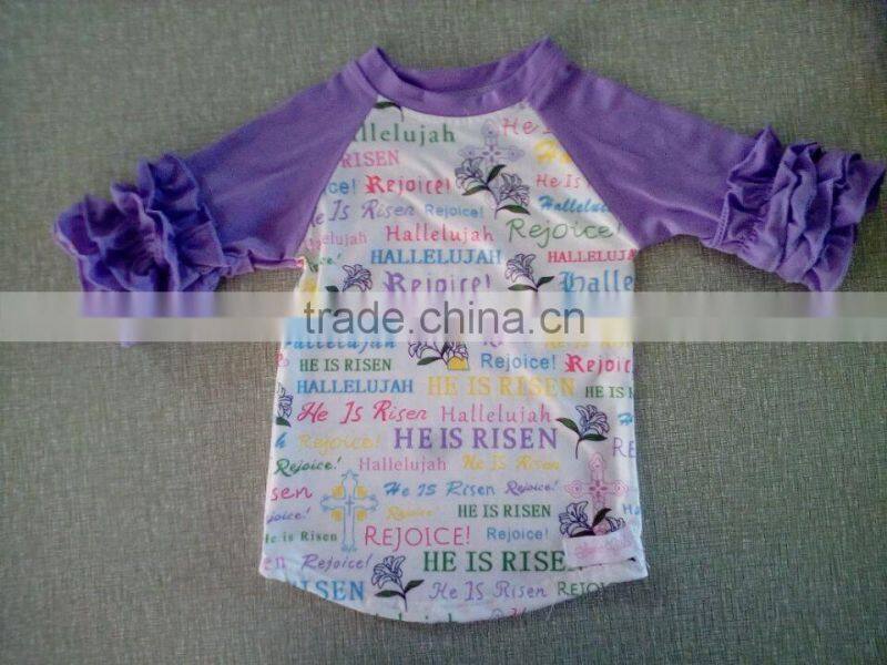 persnickty remark baby easter raglan shirts with icing sleeve pattern shirts girls wholesale children's boutique