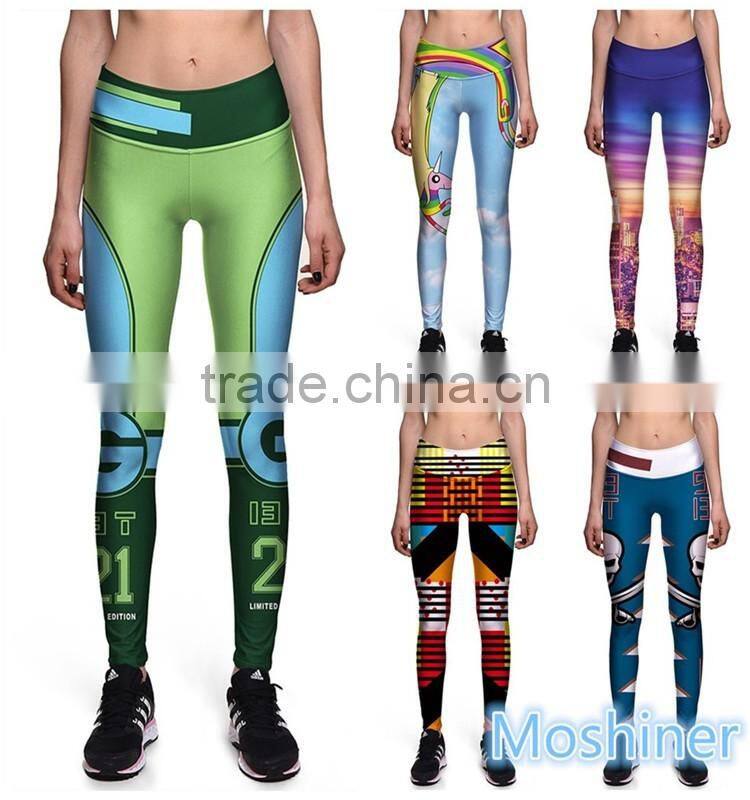 Latest OEM Design Sports Wear by Digital Printed Fashionable Yoga Leggings sportswear