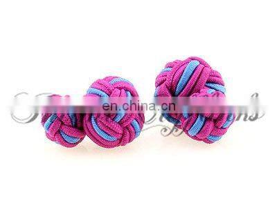 silk knot cufflinks