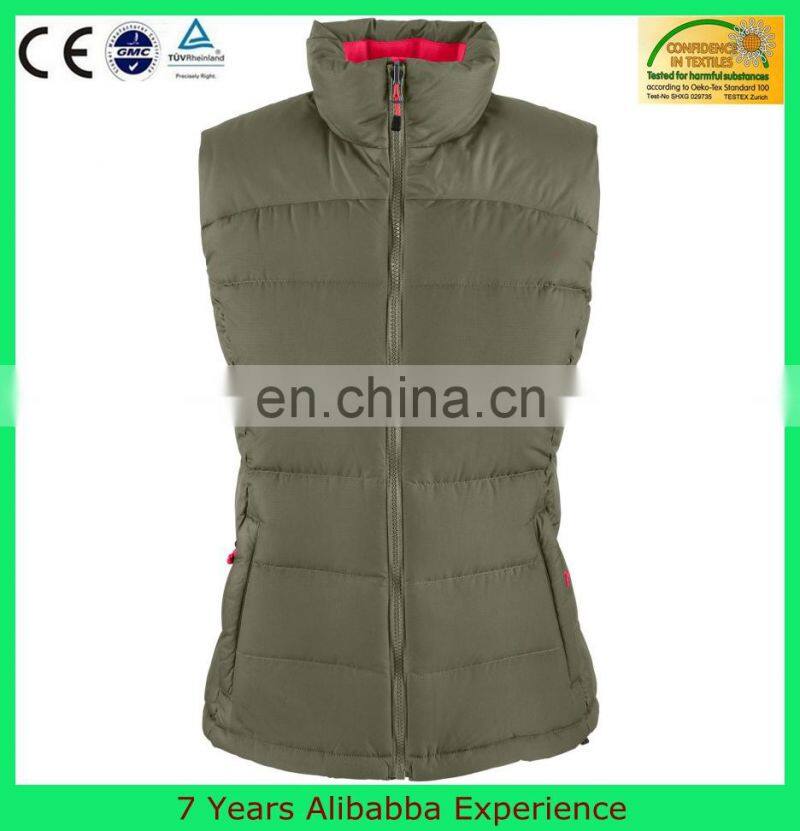 Womens White Winter Sleeveless Down Gilet - 7 Years Alibaba Experience