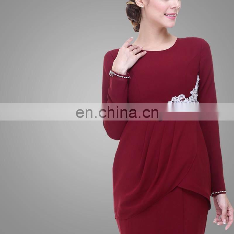 Latest Designs Of Abaya Hot Sell Most Beautiful Long Sleeve Modern Kebaya Baju Kurung Islamic Clothing Abaya Models Dubai