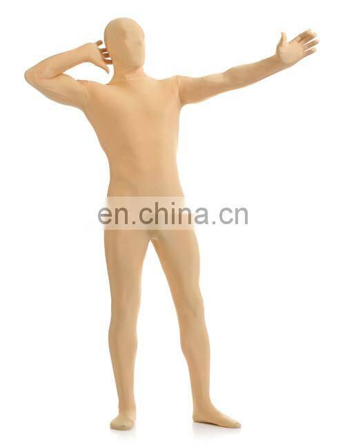 Light Yellow 2nd Skin Body Suit Costume Catsuit Adult Zentai Jumpsuit Unitard