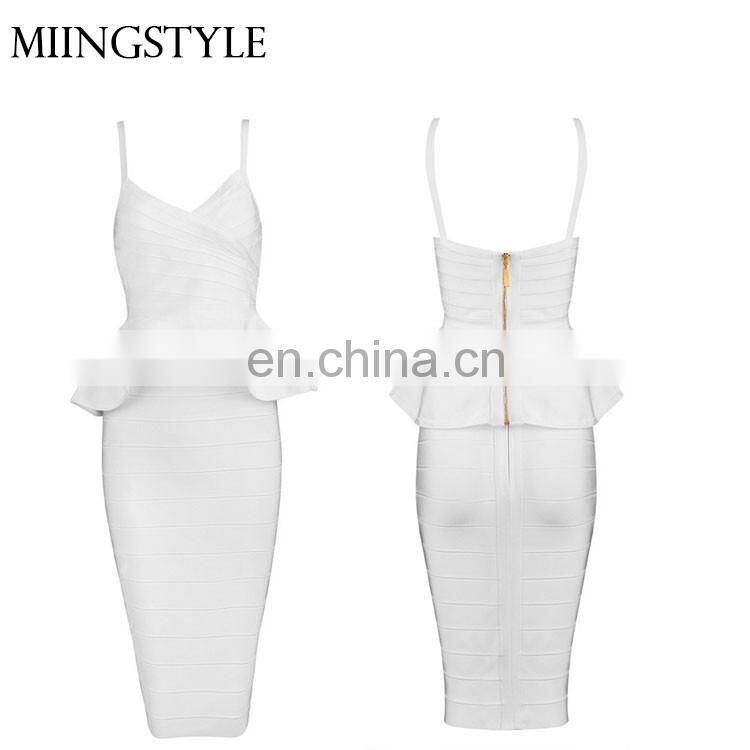 fashion dress 2016 women clothing top and skirt dress suit summer evening two pieces set bandage dress