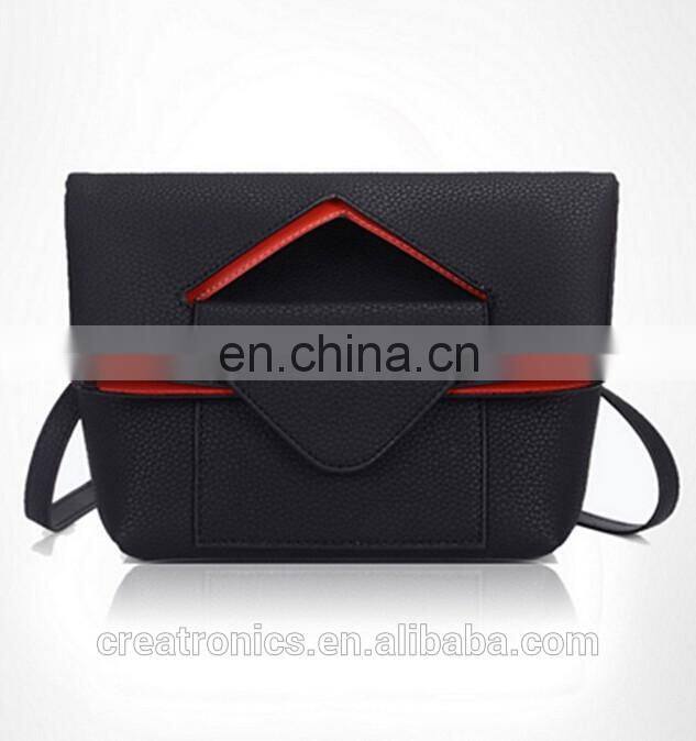 CR Europe designer developed new arrival shoulder bag with suture fashion women clutch bag hollow cheap handbags women bags