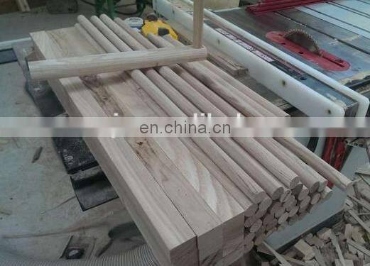 High Quality Threaded Wood Broom Handle Rod Mop Stick Maker Molding Equipment Wood Broom Stick Making Machine