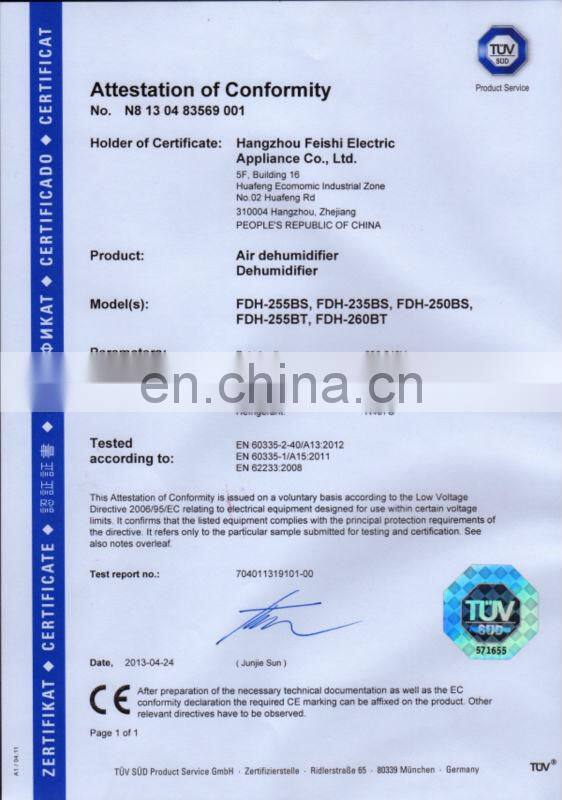 Competitive Price and Energy-saving 158L Industrial Dehumidifier