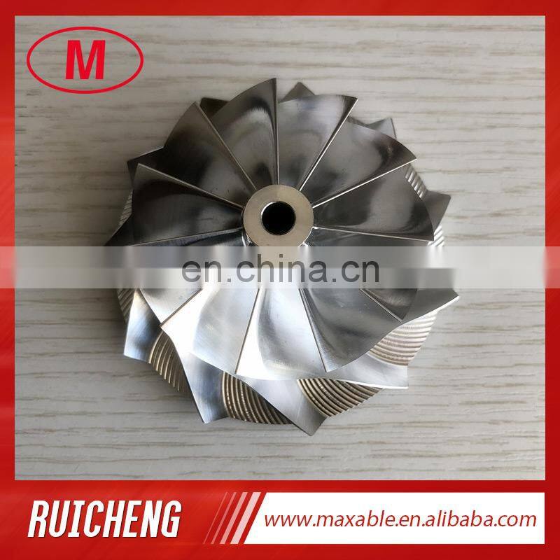 GTX3076 11+0 blades 58.00/76.13mm bore 5.99 performance turbo billet/milling/aluminum 2618 compressor wheel