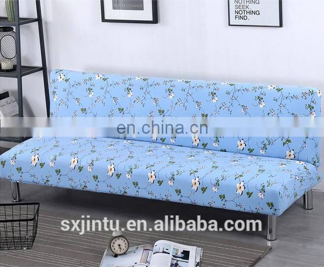Full Folding Elastic slipcover Armless Sofa bed cover