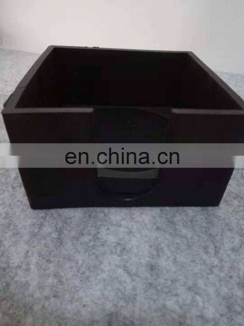 factory directly silicone coaster with absorbing felt mat set