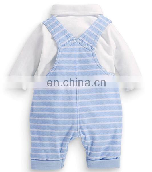2018 new baby boy cool car suspender pants back pants T-shirt two suits