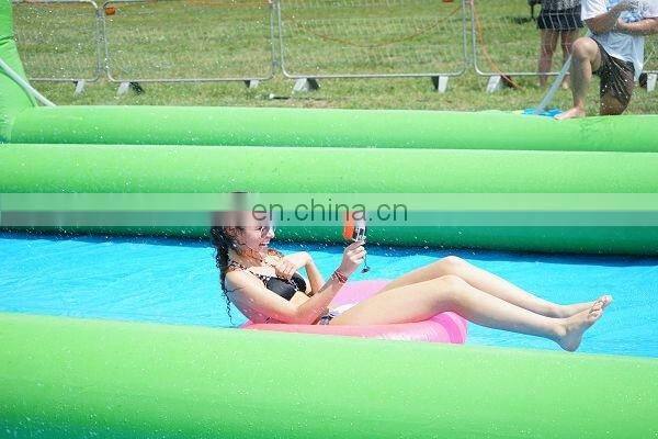 Single lane Cheap slip n slide for adult ,1000 ft slip n slide inflatable slide the city
