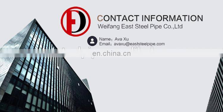 High strength EMT pipe UL797 conduit with hot dip galvanized process