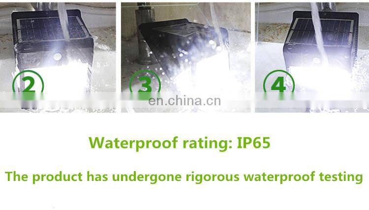 wholesale 30led IP67 Waterproof outdoor Motion Sensor Solar wall Light solar garden lamp